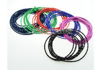 Expanding Braided Sleeving Cotton Material  , Cotton Wire Sleeve With Excellent Softness
