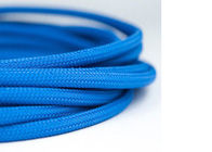 Lightweight / Flexible Braided Nylon Sleeve For Electric Wire Protection