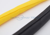 Colorful Polyester Self Wrapping Split Braided Sleeving Good Scalability