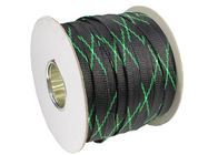 Polyester Electical Braided Sleeving , High Flame - Retardant Braided Wire Sleeve