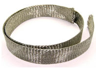 EMI Shielding Tinned Copper Braided Sleeving Silver Abrasion Resistant