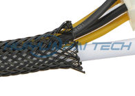 Fire Resistant PET Expandable Braided Sleeving For Cable Hose Protection