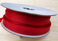 Custom Size Pet Expandable Braided Sleeving Red Color HDMI Wire Harness Protection