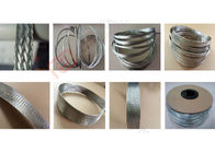 Round Copper Wire Stainless Steel Braided Sleeving For Cable Shielding / Conducting