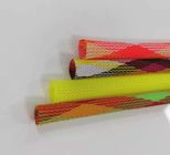Hot Knife Cut 1&quot; PET Expandable Braided Sleeving Wire Harnesses Management