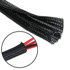 Nylon Velcro Cable Sleeve Hook And Loop Flexible Braided Wire Covering