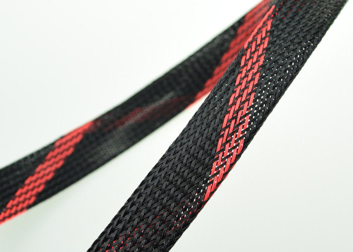 Colorful Expandable Braided Wire Loom , Electric Wire Protection Tube