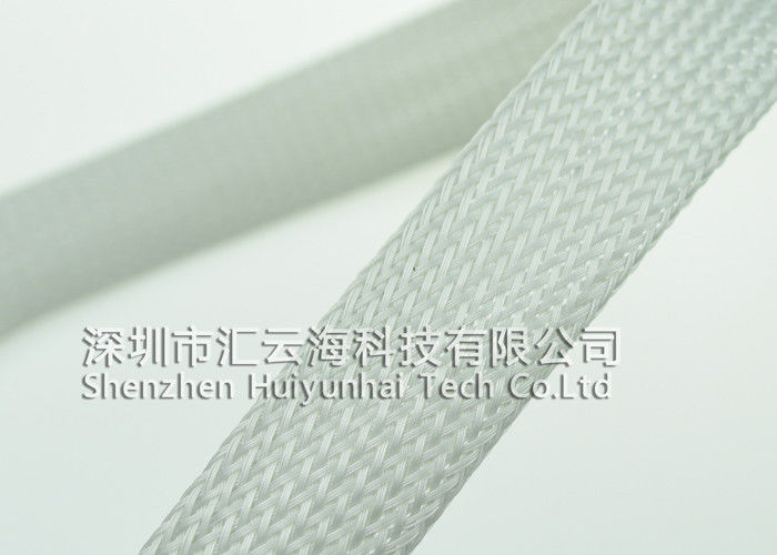 High Flame Resistance Braided Cable Sheath , Automotive Wire Sheathing