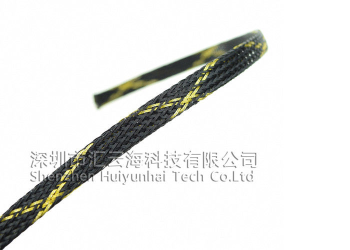 Indoor Lighting Flexible Braided Wire Covers Colorful For Power Cable