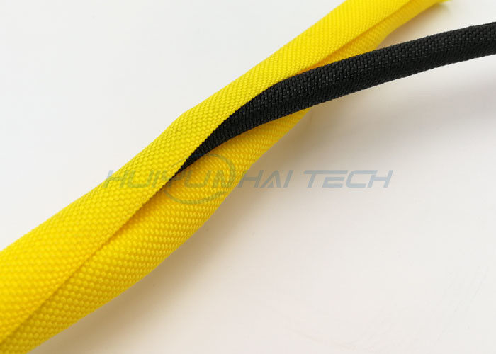 Flame Resistance Self Wrapping Split Braided Sleeving For Computer Power Cord