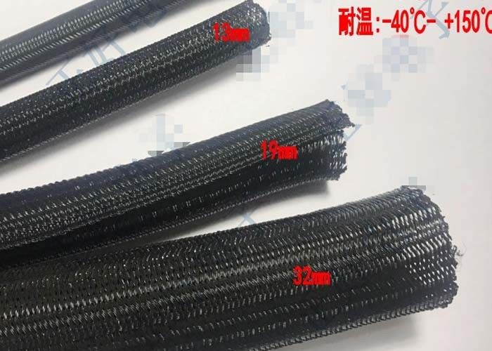 High Tensile Strength PET Expandable Braided Sleeving For Electric Cable Protection