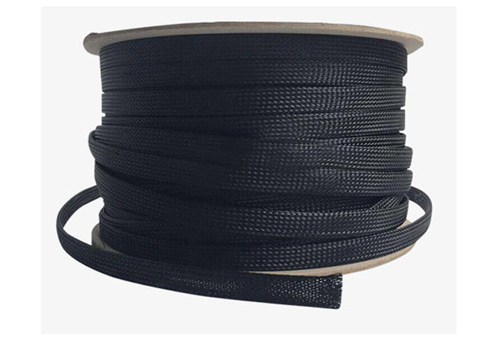 Good Scalability Cable Management Braided Sleeving Fire Proof With Black Color