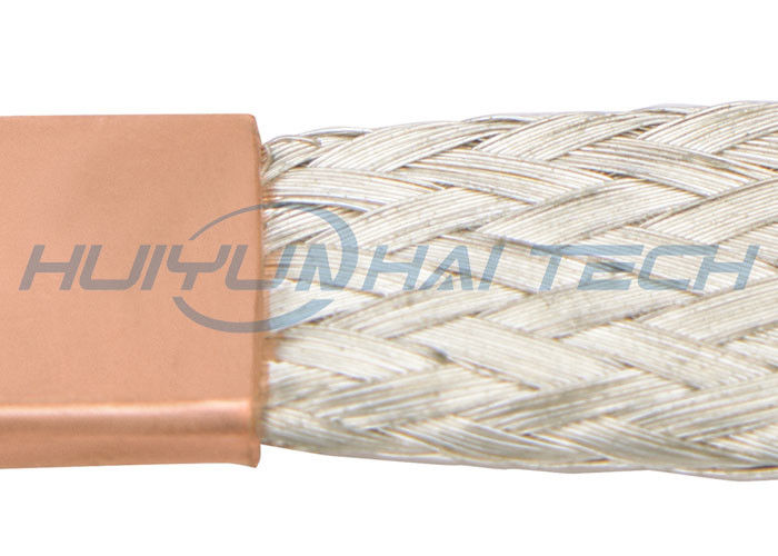 Flame Retardant Insulation Tinned Copper Braided Sleeving For Electrical / Industrial Fields
