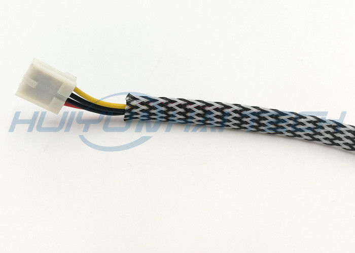 Wear Resistant Multi Color Expandable Braided Cable Sleeving PC Lines Harness