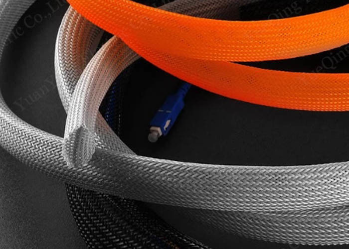 Durable Abrasion Resistance Cable Braided Sleeve For Wire Harness