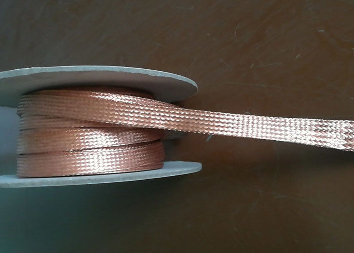 Abrasion - Resistant Braided Shield Sleeve Tinned Copper For Grounding