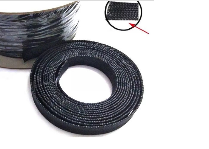 Automotive Fire Resistant Cable Sleeves , Heat Proof Wire Wrap Abrasion