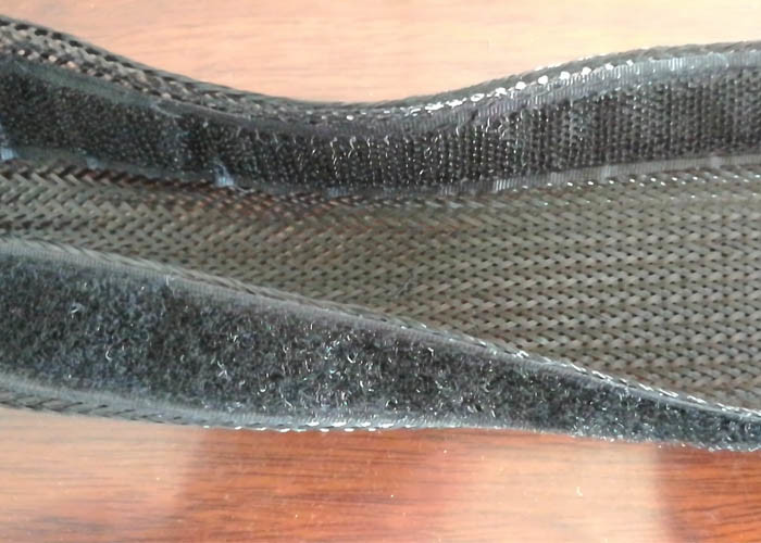 Expandable Velcro Cable Sleeve , Colorful Velcro Wire Wrap For Cable