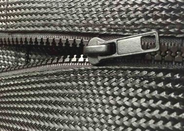 Expandable PET Zipper Cable Sleeve , Flexible Zipper Sleeve Cable Wrap