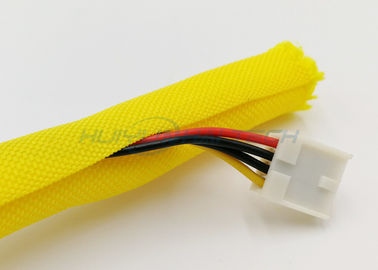 Automatic Equipment Pet Wrap Braided Sleeving Custom Size RoHS Certification
