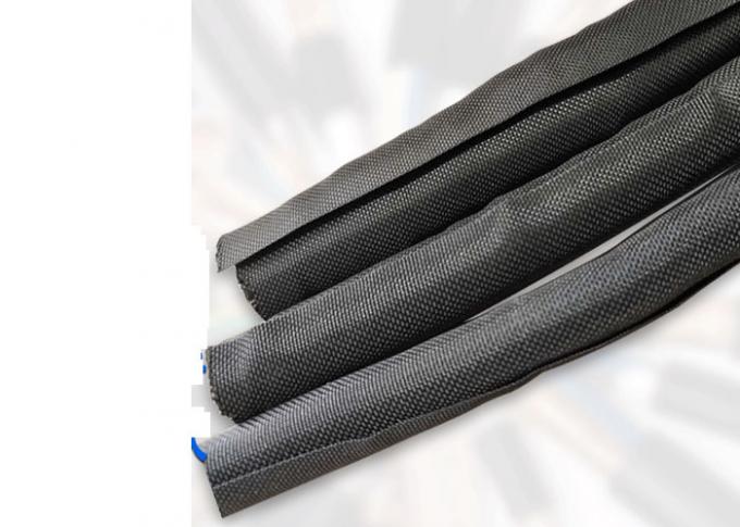 PET Split Self Wrapping Braided Sleeving , F6 Sself Closing Braided ...
