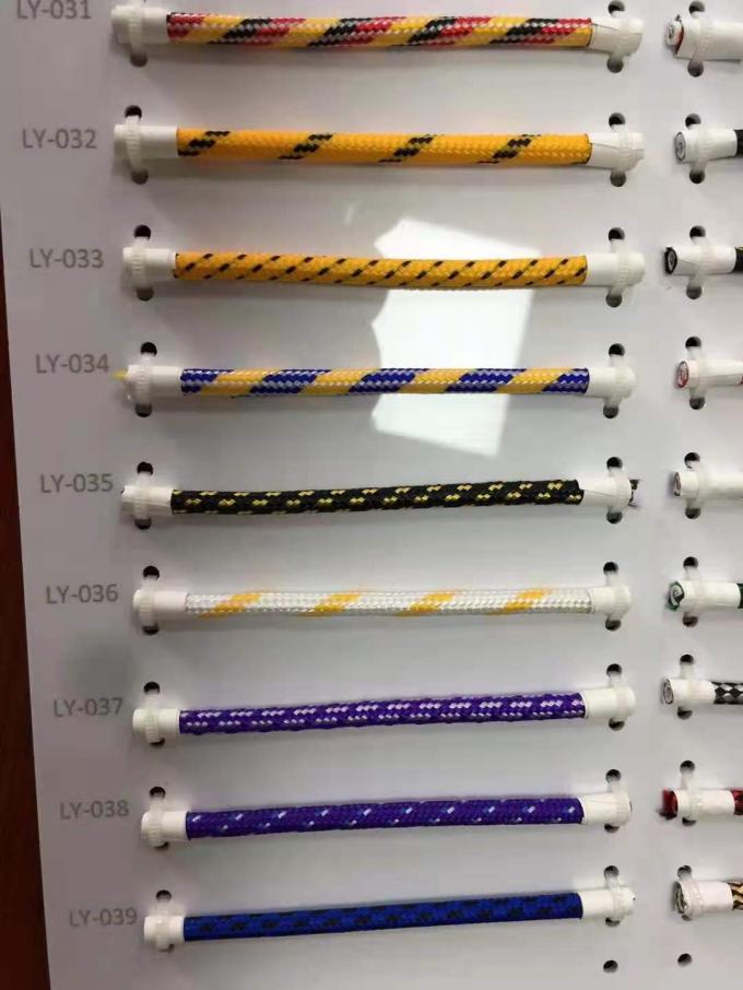 Abrasion Resistant Cotton Braided Sleeving Recharge Power Cable Jacket