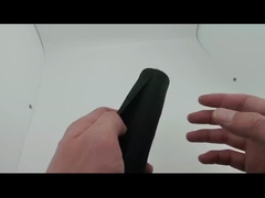 Black Self Closing Wrap PET Braided Sleeve Split Wrap Braided Wire Cable Sleeve