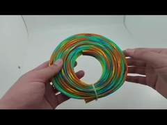 Anti - Abrasive Polyester PET Expandable Braided Sleeving For Cable Protection