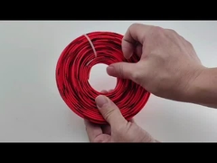 Flame Retardant PET Expandable Braided Sleeving High Density Sheathing