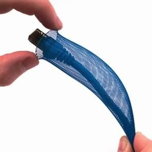 Buy abrasion resistance PET Braided Cable Sleeve 1mm 150mm Purple Color online manufacture