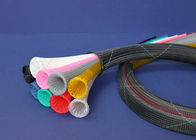40mm PET Expandable Braided Sleeving Flame Retardant With Custom Width