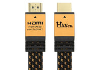 Cable Shielding Cotton Braided Sleeving Halogen Free For HDMI Cables