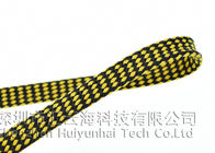 Mix Colors PP Cotton Braided Sleeving Custom Width For Wire Cable Protection