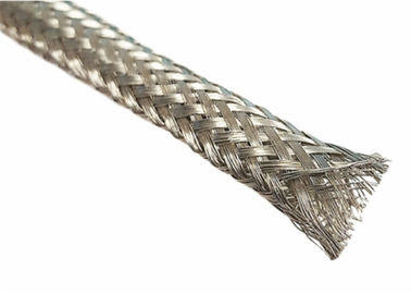 304 Stainless Steel Braided Sleeving For Durable / Flexible Conductor