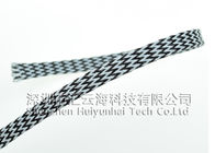Decorative Flexible Braided Wire Covering , Braided Wire Wrap Halogen Free