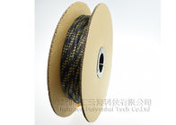 Plastic PET Electrical Braided Sleeving High Tensile Strength Environmental Protection