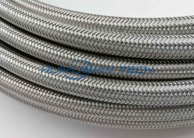600V Industrial Flat Stainless Steel Braided Sleeving For Wire Conducting And Protection