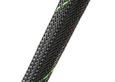 Buy Self Wrapping Heat Resistant Wire Sleeve Custom Width Light Weight With Black Color online manufacture