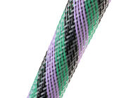 Polyester Zipper Cable Sleeve Braided Wrap For Industrial Machinery