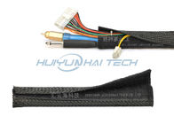 Electrical Insulation Velcro Cable Sleeve Black Color Abrasion Resistance