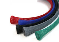 Multicolor Electrical Braided Sleeving For Expandable Speaker Cable Harness