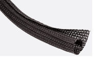 Abrasion Resistant Self Wrapping Split Braided Sleeving For Cable Management Harness