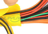 Multi - Filament Self Closing Braided Wrap Custom Size For Wire / Cable Harness