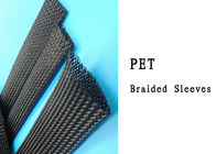 Hose Cable Harness Protection Braided Wire Sleeve , Pet Braided Sleeving UL Approval