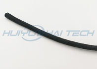 Black Self Wrapping Split Braided Sleeving , Self Closing Sleeve Cable Harness