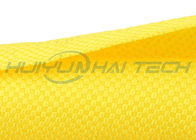 Yellow Color Self Wrapping Sleeving PET Cable Sleeve Self Closing Harness