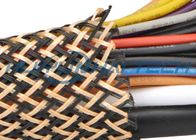 PET Insulated Expandable Braided Sleeving For Flame Retardant Flexo Cable
