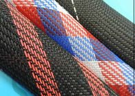Hot Proof Auto Electrical Wrap Around Braided Sleeving For Protective Cable Harness