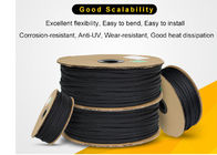 Wear Resistant PET Expandable Braided Sleeving High Density For Cable Protection