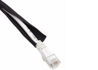 Hot Cutting Self Wrapping Split Braided Sleeving Polyester For A/V HDMI Cables